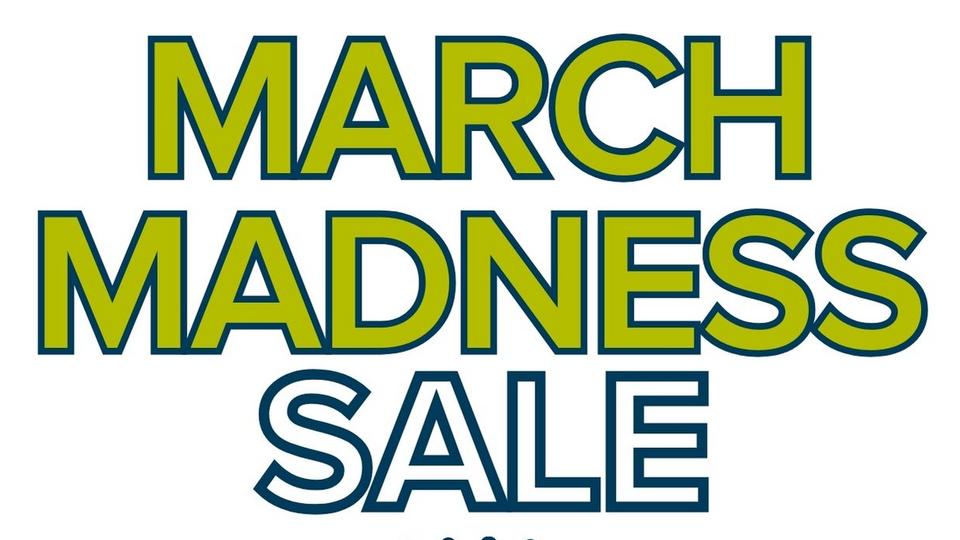 March Madness Sale - 40% Off from March 10-21, 2025.