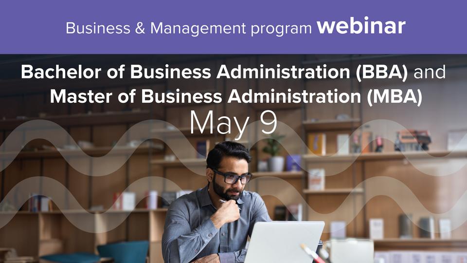 bba & mba programs webinar hosted by Vancouver Island University on May 9, 2025