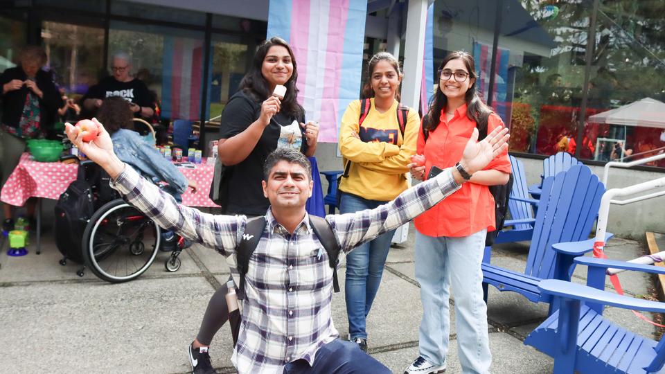 VIU students at the Nanaimo campus