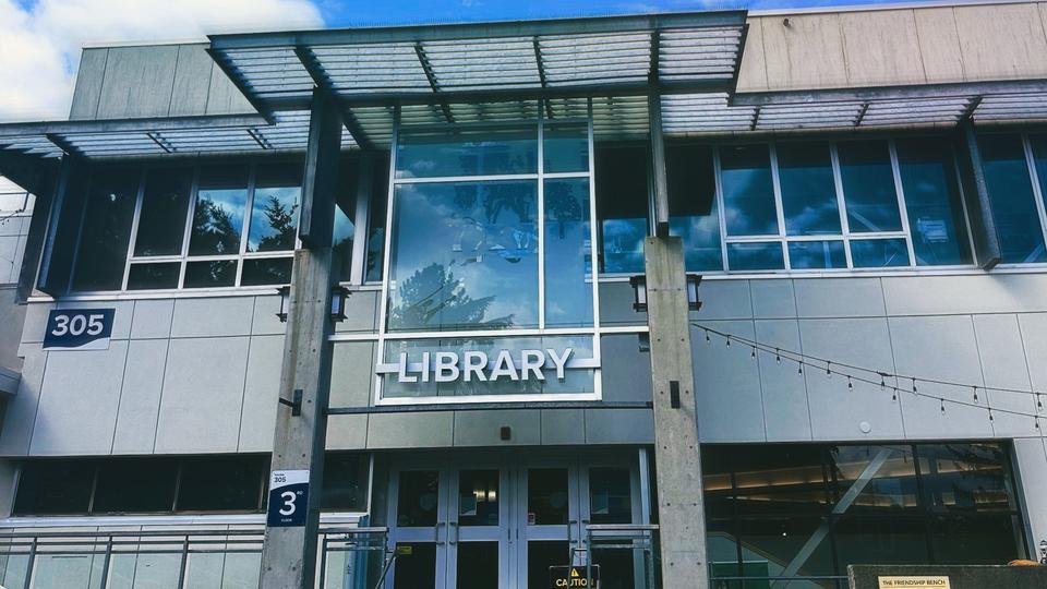 A photo of the VIU Library