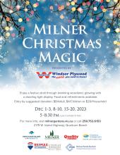 Milner christmas magic poster